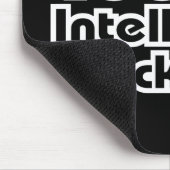 100%黒知性がある子 マウスパッド (コーナー)