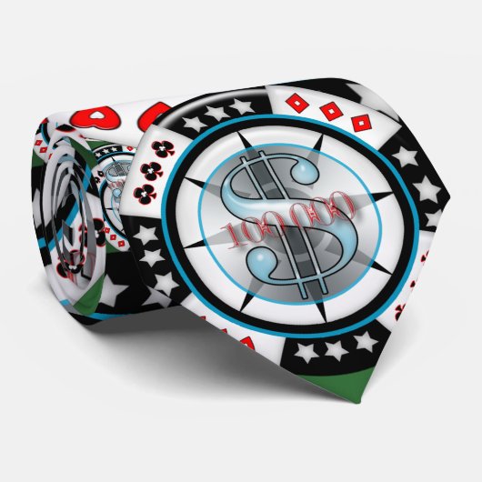 100,000人のドルの贅沢家の勝利トークンカジノベガス ネクタイ (ロール)