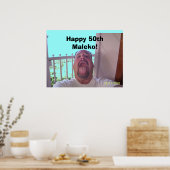 100_0436, Happy 50th Maleko! ポスター (キッチン)