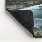 100_0878のLa Jollaの海岸 マウスパッド (コーナー)