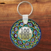 100/100評価キーチェーン キーホルダー (正面)
