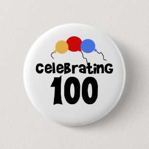 100 100th誕生日を祝うこと 缶バッジ