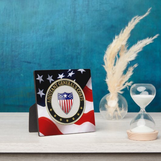 [100] Adjutant General's Corps Branch Insignia [3D フォトプラーク (インサイチュ)