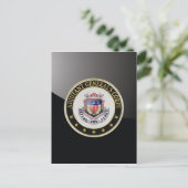 [100] AG協力隊レジメンタル記章[3D] ポストカード (スタンド正面)