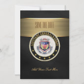 [100] AG隊連隊記章[3D] マグネット招待状 (正面)