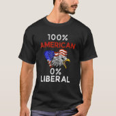 100 AMERICAN 0 LIBERAL Tシャツ (正面)