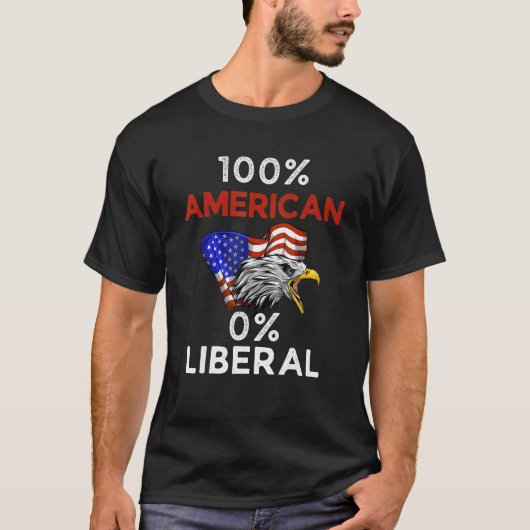100 AMERICAN 0 LIBERAL Tシャツ (正面)