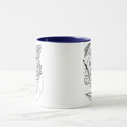 100 Awesome Days Of School マグカップ (中央)