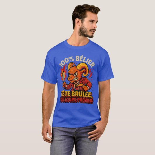 100 % Bélier  Tシャツ (正面フル)