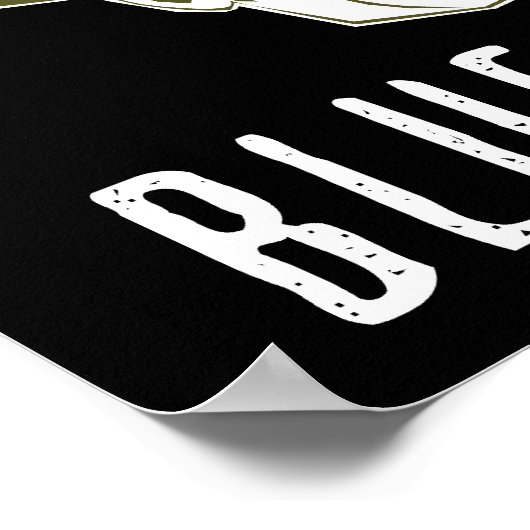 100% Bluesman Print ポスター (角)