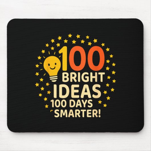 100 Bright Ideas 100 Days Smarter Design, 100 Days マウスパッド (正面)