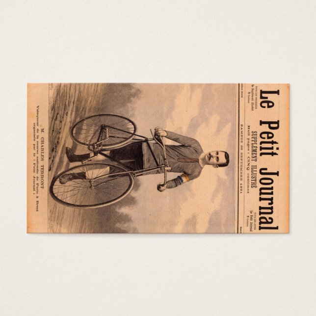 100 Cartes de visite 1er tour de France (正面)