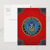 [100] CG：コマンド・マスターCMC(Chief Pety Officer) ポストカード (正面/裏面)