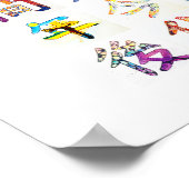 100 Chinese Character Paintings ポスター (角)