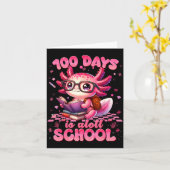 100 Day Is Alott School Nk Axolt 100th Day Teacher カード (黄色い花)