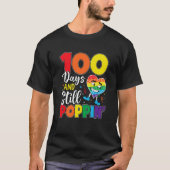 100 Days And Still Poppin 100th Day Of School Boys Tシャツ (正面)
