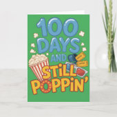 100 Days and Still Poppin Fun School Celebration カード (正面)