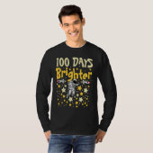 100 Days Brighter Astronaut 100th Day of School Sp Tシャツ (正面フル)