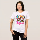 100 Days Brighter School トライブレンドＴシャツ (正面全面)