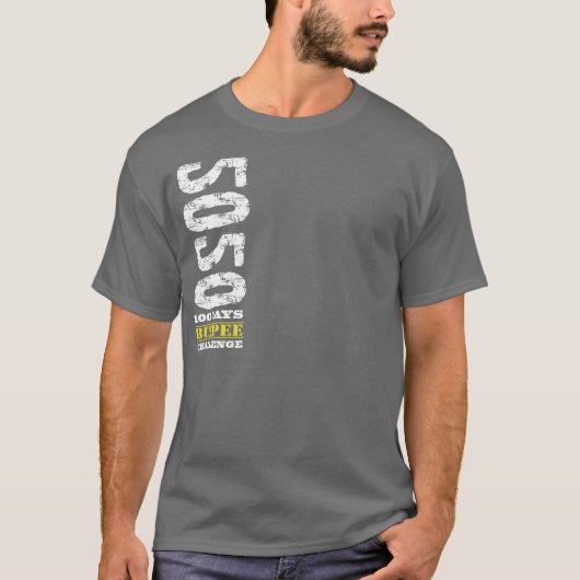 100 days burpee challenge tシャツ (正面)