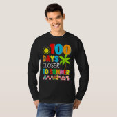 100 Days Closer To Summer 100th Day Of School  Tea Tシャツ (正面フル)