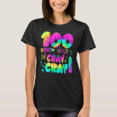 100 Days Cray Cray Buffalo Plaid 100th Day Of Scho Tシャツ (正面)