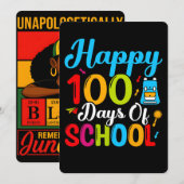 100 Days Learning Black History 2026 Poster  シーズンカード (正面/裏面)