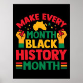 100 Days Learning Black History 2026 Poster  ポスター (正面)