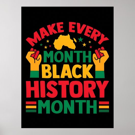 100 Days Learning Black History 2026 Poster  ポスター (正面)
