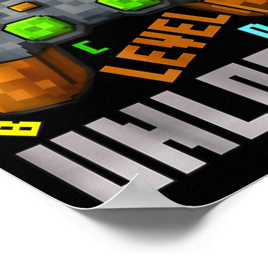 100 Days Level Unlocked Gaming 100 Days Of School  ポスター (角)