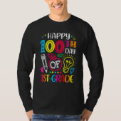 100 days of 1st Grade 100th day of School Teacher  Tシャツ (正面)