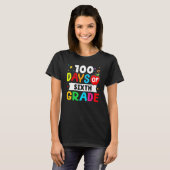 100 Days of 6th grade Toddler Boy Girl Tシャツ (正面フル)