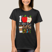 100 Days Of Coffee And Chaos 100th Day Of School F Tシャツ (正面)