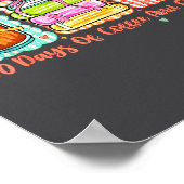 100 Days Of Coffee And Chaos Retro Coquette Teache ポスター (角)