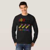 100 Days Of Counselor Happy 100th Day Of School Tシャツ (正面フル)