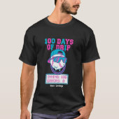100 Days of Drip 0 Errors Baseball School Swag  Tシャツ (正面)