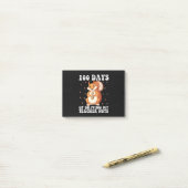 100 Days Of Driving my Teacher Nuts GroundHog  ポストイット (デスク上)