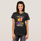 100 Days of Driving My Teacher Nuts Squirrel Schoo Tシャツ (正面フル)