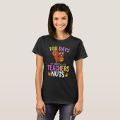 100 Days of Driving My Teacher Nuts Squirrel Schoo Tシャツ (正面フル)