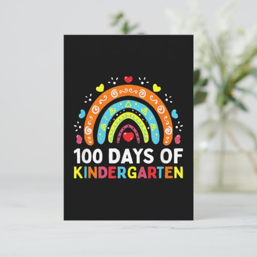 100 Days of Kindergarten カード (スタンド正面)