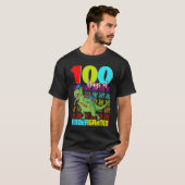 100 Days Of Kindergarten Dinosaur Rex Dinosaur  Bo Tシャツ (正面フル)