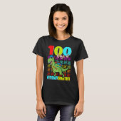 100 Days Of Kindergarten Dinosaur Rex Dinosaur  Bo Tシャツ (正面フル)