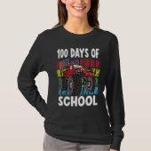 100 Days Of Kindergarten Mosnter Trucks  1 Tシャツ (正面)
