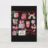 100 Days of Learning | We Did It 100th カード (正面)