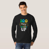 100 Days Of Leveling Up  100 Days Of School Tシャツ (正面フル)