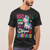 100 Days Of Magical Learning 100th Day Of School U Tシャツ (正面)
