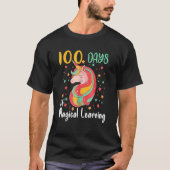 100 Days Of Magical Learning 100th Day Of School U Tシャツ (正面)