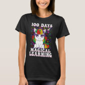 100 Days Of Magical Learning 100th Day Of School U Tシャツ (正面)