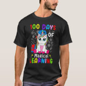 100 Days of Magical Learning School Smarter Dabbin Tシャツ (正面)