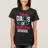 100 Days Of Nursing School Tシャツ (正面)